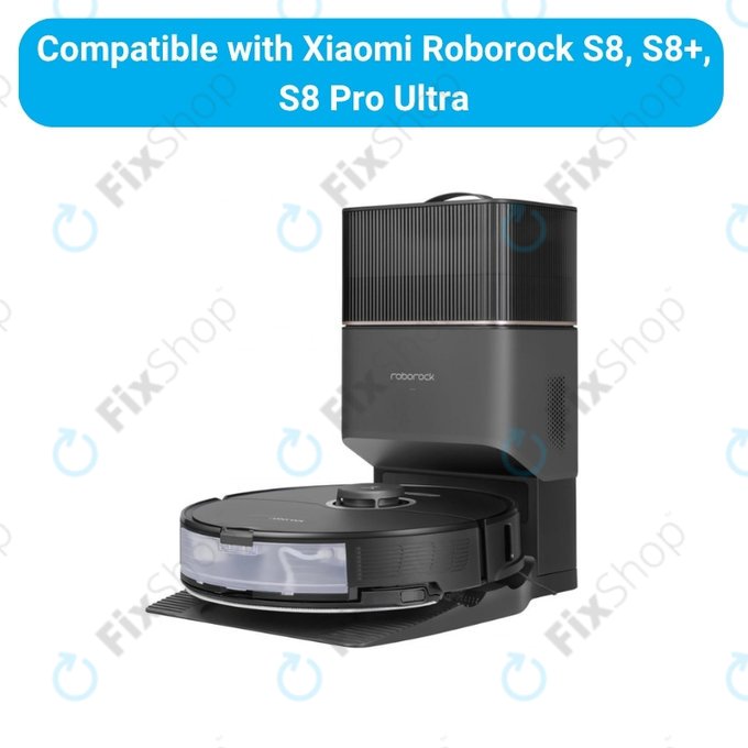Σετ ανταλλακτικών για Xiaomi Roborock S8, S8+, S8 Pro Ultra (1 ζεύγος κύριων βουρτσών, 2x Φίλτρο, 2x Πλαϊνή Βούρτσα – μαύρη, 2x Πανί Σφουγγαρίστρας, 2x Σακούλα σκόνης)