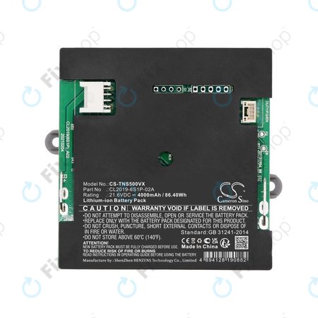 Μπαταρία για Tineco iFloor S5, 4000mAh, Li-Ion, 21.6V, CL2019-6S1P-02A, HQ