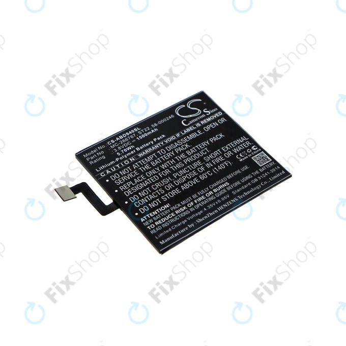 Μπαταρία για Amazon Kindle Paperwhite 4 (2018), 1500mAh, Li-Pol, 3.8V, ST22, HQ