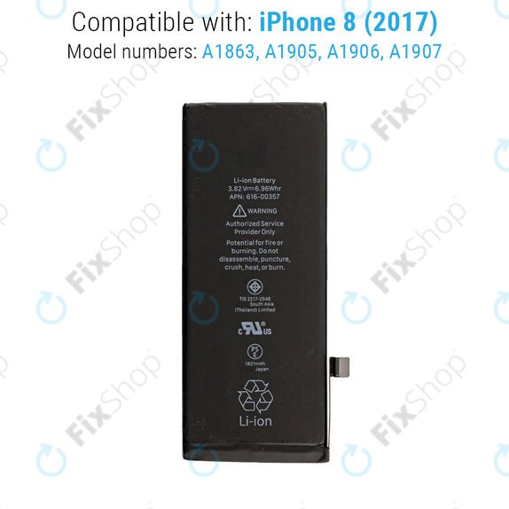 Μπαταρία για iPhone 8, 1821mAh