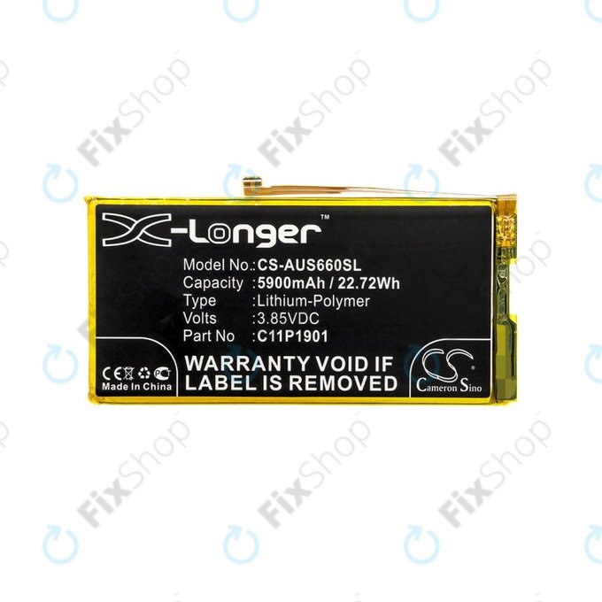 Μπαταρία για Asus ROG Phone 2 ZS660KL, C11P1901, 5900mAh, HQ