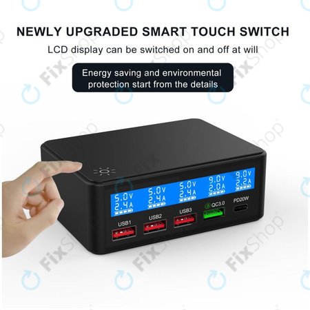 Σταθμός Φόρτισης USB με USB 3.0 & USB-C για FixPremium