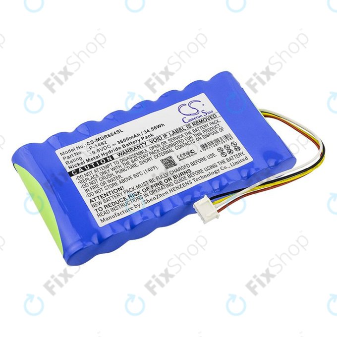 Μπαταρία για Chauvin Arnoux 6116, 8335, Scopix Mobiles Oscilloscope II, Megger CA 6543, 3600mAh, Ni-MH, 9.6V, P-1482, HQ