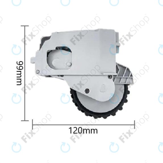 Τροχός με Κινητήρα (Αριστερός) για Xiaomi Dreame F9 | Mi Robot Vacuum Mop (Mijia 1C) | 2 Pro+ (Mijia 1T) | Λευκό | White