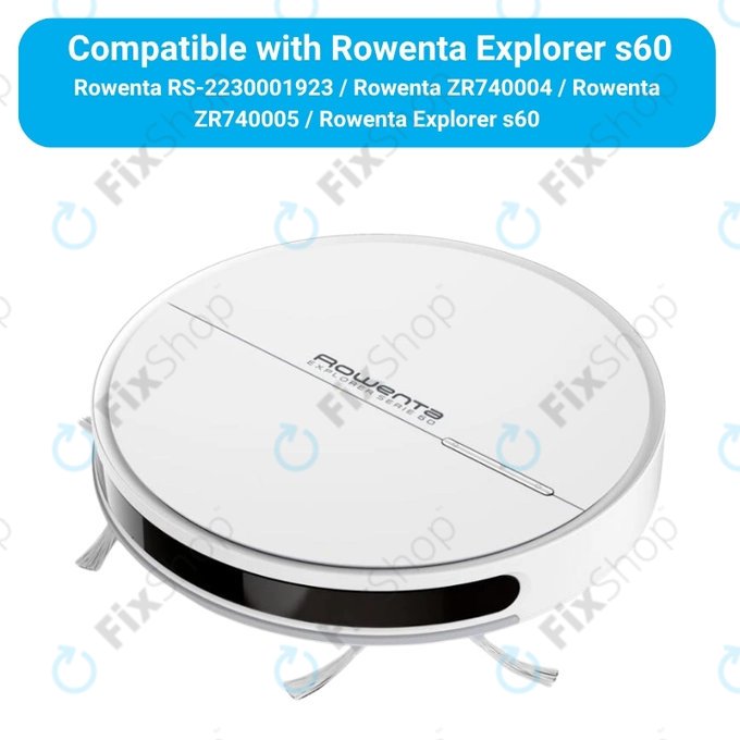 Σετ ανταλλακτικών για Rowenta Explorer s60 (1x Κύρια βούρτσα, 2x Φίλτρο, 4x Πλαϊνή Βούρτσα, 2x Πανί Σφουγγαρίστρας)