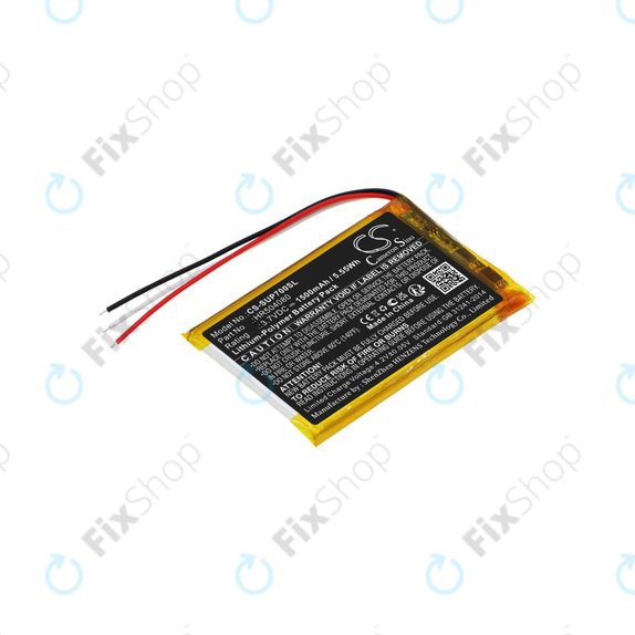 Μπαταρία για Navitel Ms700, Serioux Upq700, 1500mAh, Li-Pol, 3.7V, HR504080, HQ