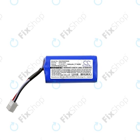 Μπαταρία για Severin Chill RB7022, RB7025, RB-7025, RB7720, 4404048, LiFePO4, 12.8V, 1400mAh, HQ