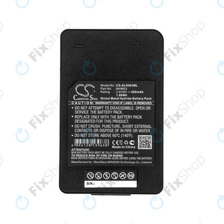 Μπαταρία για Autec LK Neo, 500mAh, Ni-MH, 3.6V, MHM03, R0BATT00E11A0, HQ