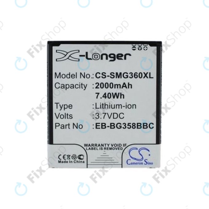 Battery για Samsung Galaxy Core Lite | Samsung Galaxy Core Lite | EB-BG358BBC | EB-BG358BBE | 2000mAh | HQ