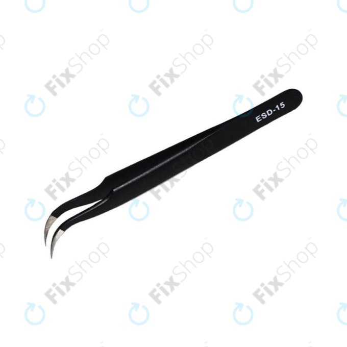 Μεταλλική Αντιστατική Λαβίδα με Κυρτή Μύτη (120mm) για Vetus ESD-15