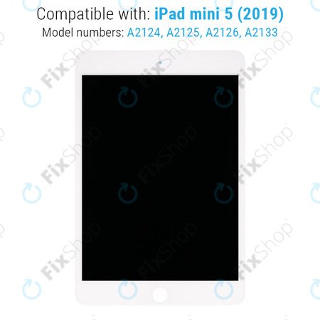 Οθόνη με οθόνη αφής για iPad Mini 5, Λευκό, White, Original Refurbished