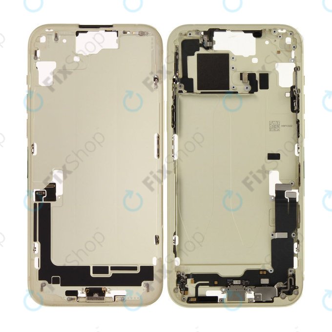 Μεσαίο πλαίσιο με μπαταρία για iPhone 15 Plus | Yellow | ZD076-00676 | Genuine Apple