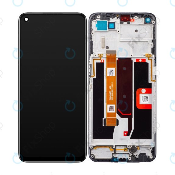 Συγκρότημα οθόνης για Oppo A54 5G, A74 5G, Fluid Black, Aftermarket