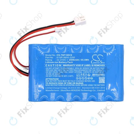 Μπαταρία για ETA Aquamaster 1230, Tineco iFloor Wet Dry Vacuum, 2500mAh, Li-Ion, 22.2V, 61SR18650-2200, HQ