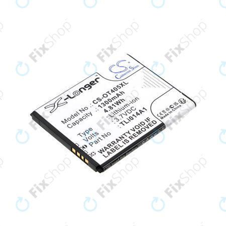 Μπαταρία για Alcatel OneTouch Evolve, 1300mAh, Li-Ion, 3.7V, TLi014A1, HQ