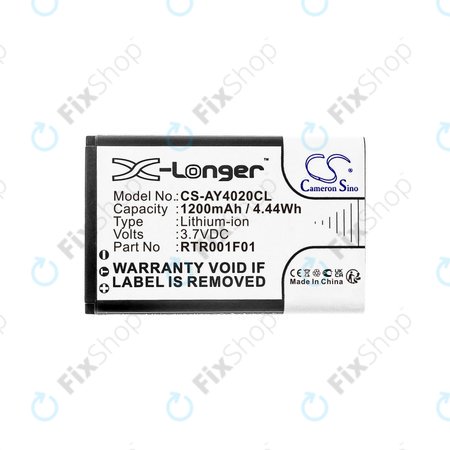 Μπαταρία για Alcatel 8232, 1200mAh, Li-Ion, 3.7V, RTR001F01, HQ