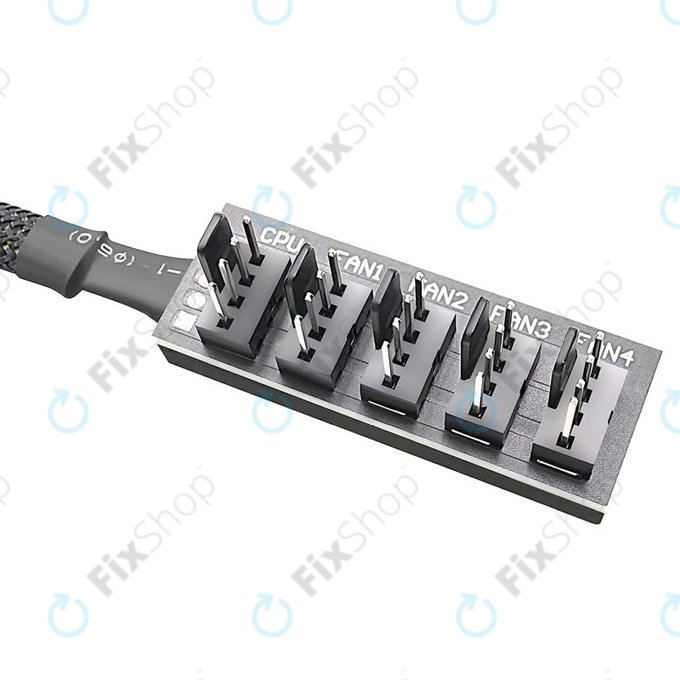 PWM hub ανεμιστήρων, 4-pin, 5 θυρών