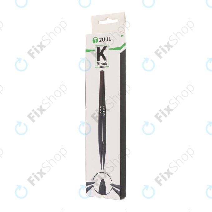 Πινέτα ESD, αντιστατική με επίπεδη κεραμική μύτη, 2UUL TW32