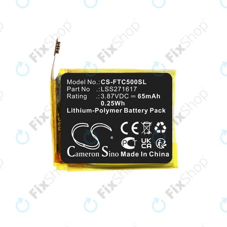 Μπαταρία για Fitbit Charge 5, 65mAh, Li-Pol, 3.87V, LSS271617, HQ