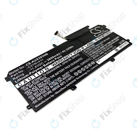 Μπαταρία για Asus Zenbook UX305, 3800mAh, Li-Pol, 11.4V, C31N1411, HQ