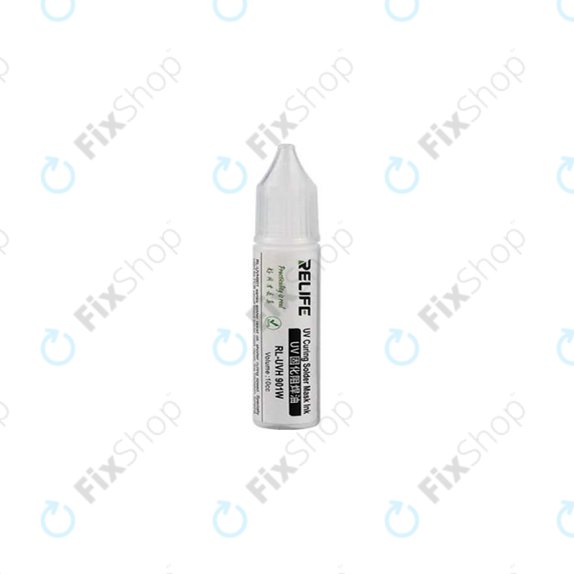 UV Curable Solder Mask Relife RL-UVH901W - 10ml | Λευκό | White