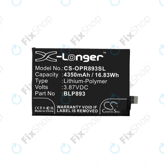 Μπαταρία για Realme GT 2 Pro 5G, GT Neo 2 5G, BLP887, 2150mAh, HQ