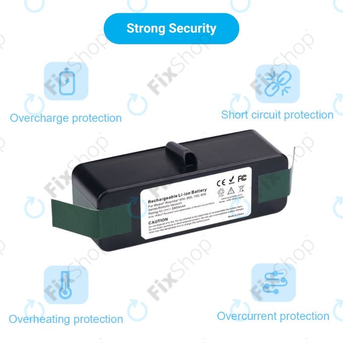 Battery για iRobot Roomba 600 | 800 | 900-series | 4502233 | 4374392 | 2130LI | 14.8V | 5800mAh