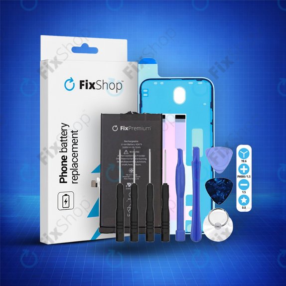 Μπαταρία για iPhone 12, 12 Pro, 2815mAh, Κόλλα (Adhesive), Εργαλεία, FixPremium