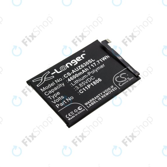 Μπαταρία για Asus Zenfone 6 2019, 4600mAh, Li-Pol, 3.85V, C11P1806, HQ