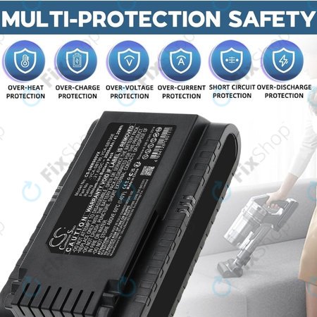 Μπαταρία για Samsung Jet 75, 75 Multi, 75 Premium, VS70, 90, VS9000, VCA-SBT90, VCA-SBT90E, DJ96-00221A, 21.6V, 2000mAh, HQ