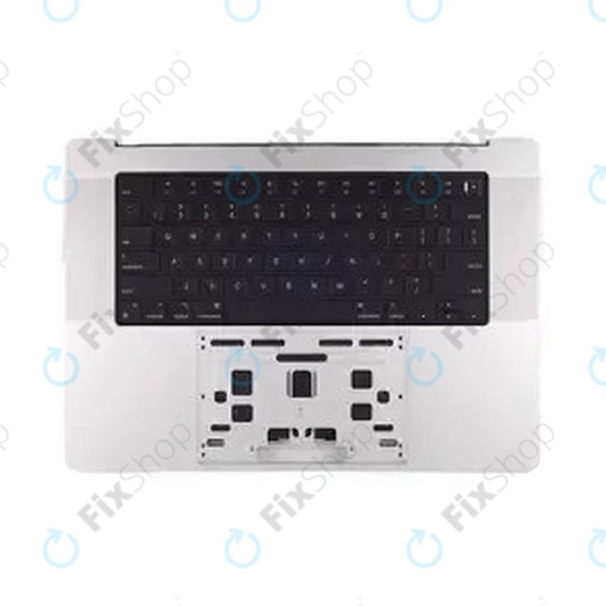 Άνω πλαίσιο πληκτρολογίου για MacBook Pro 14", A3112 (2024), με πληκτρολόγιο US και μπαταρία, Silver, 661-42513, Genuine Apple