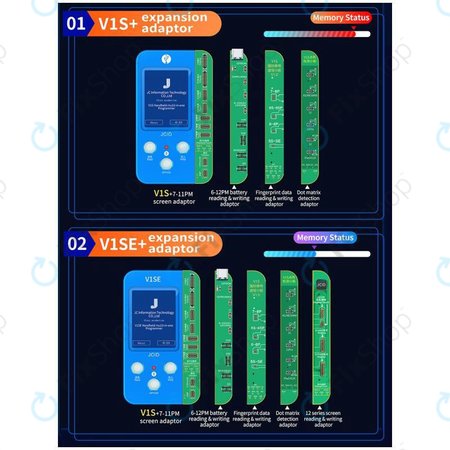 Προγραμματιστής JC V1SE + Πλακέτες LCD, Μπαταρίας, Δακτυλικού Αποτυπώματος, Face ID & 12-series για iPhone 7 - 12 Pro Max