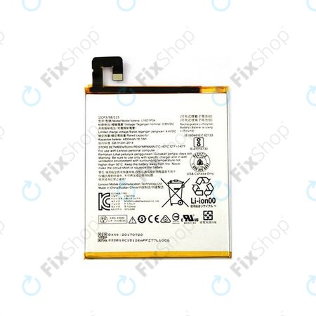 Μπαταρία για Lenovo Tab 4 8, TB-8704F, L16D1P34, L20D1P31, 4850mAh