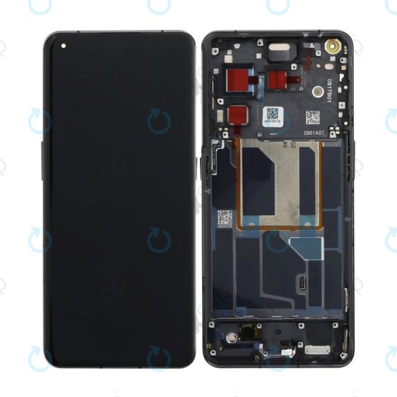 Συγκρότημα οθόνης για OnePlus 11, PHB110, Titan Black
