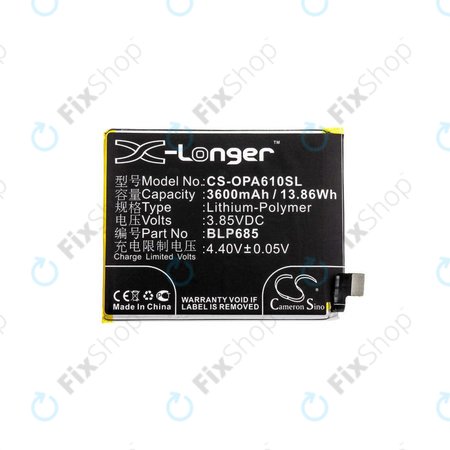 Μπαταρία για OnePlus 6T A6010 A6013, 7 GM1901 GM1903, BLP685, 3600mAh, HQ