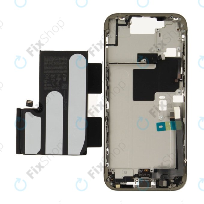 Μεσαίο πλαίσιο με μπαταρία για iPhone 16 Pro Max | Natural Titanium | ZD076-00696 | Genuine Apple