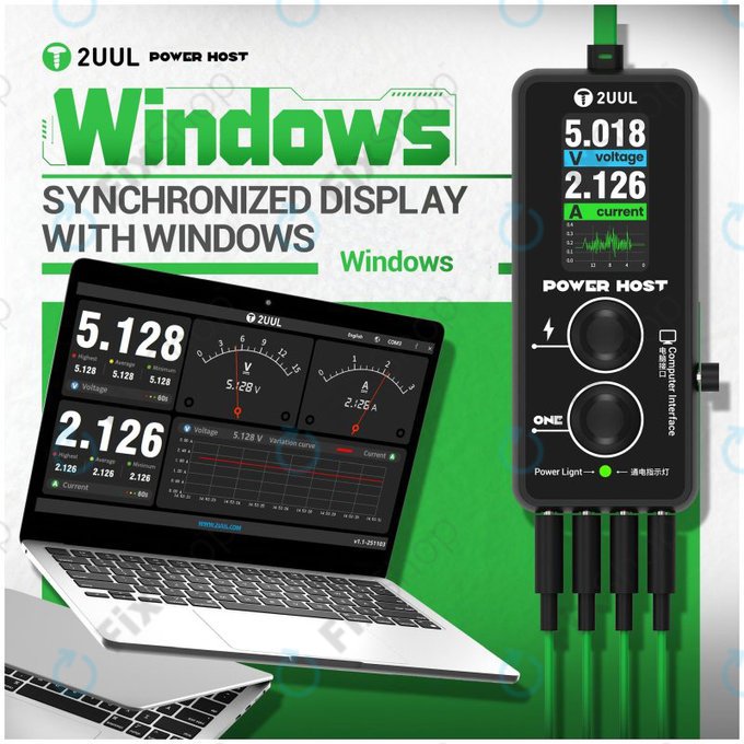 Ψηφιακός ελεγκτής τάσης και ρεύματος USB-C (Power Host), 2UUL PW15