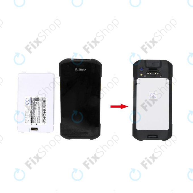 Battery για Zebra TC21 | TC26 | TC26AK | TC210 | TC210K | BTRY-TC2Y-1XMA1-01 | 3050mAh | White | HQ