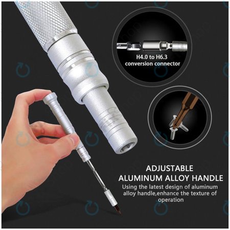 Πολυλειτουργικό Σετ Εργαλείων Κατσαβιδιών 61in1 για Jakemy JM-8166