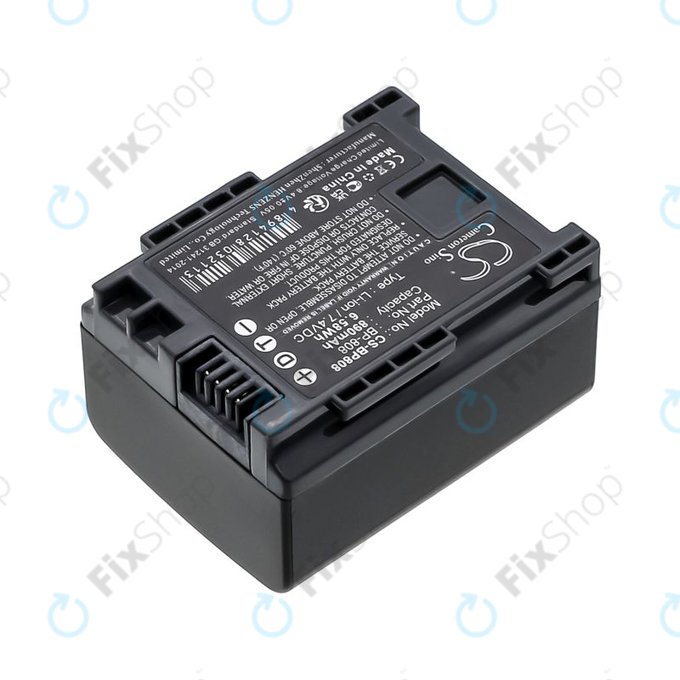 Μπαταρία για Canon FS10, FS11, FS100, 890mAh, Li-Ion, 7.4V, BP-808, HQ