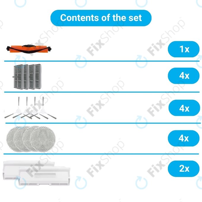 Ολοκληρωμένο Σετ για Xiaomi Robot Vacuum H40