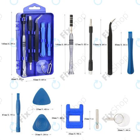 Σετ Κατσαβιδιών & Μυτών Ακριβείας για Επισκευή Κινητών Τηλεφώνων, PC & Ηλεκτρονικών 115in1 για Kingsdun