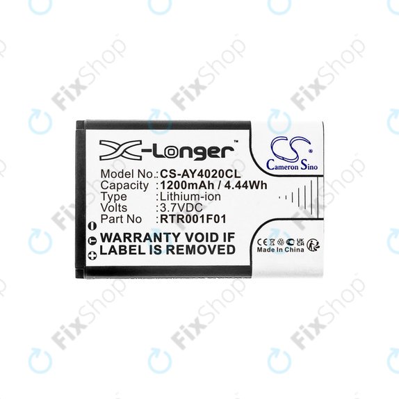 Μπαταρία για Alcatel 8232, 1200mAh, Li-Ion, 3.7V, RTR001F01, HQ