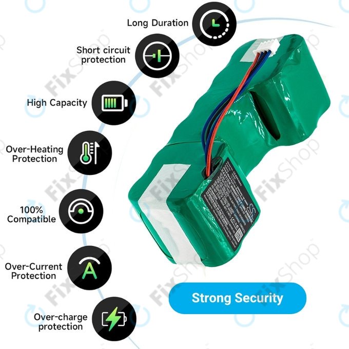 Μπαταρία για iRobot Roomba Combo, i5, i5+, j7, j7+, j9, j9+, 4720110, 12.0V, 3000mAh, HQ