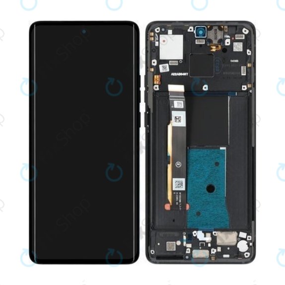 Συγκρότημα οθόνης για Motorola Edge 40, Eclipse Black, Service Pack