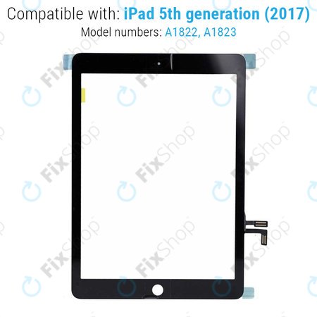 Οθόνη αφής με Home Button για iPad 5th Gen 2017, Space Gray