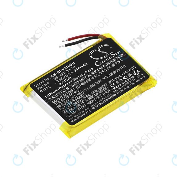 Μπαταρία για Garmin Venu 2, 210mAh, Li-Pol, 3.85V, 361-00139-10, HQ
