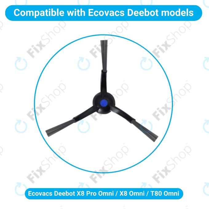 Πλαϊνή βούρτσα, 2 τεμ. για Ecovacs X8 Pro Omni, X8 Omni, T80 Omni