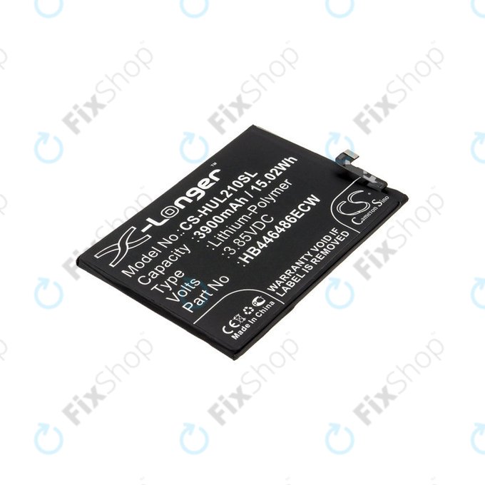 Μπαταρία για Huawei P Smart Pro 2019, 3900mAh, Li-Pol, 3.85V, HB446486ECW, HQ