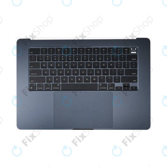 Άνω πλαίσιο πληκτρολογίου για MacBook Air 15", A3114 (2024), με πληκτρολόγιο US και μπαταρία, Midnight, 661-40269, Genuine Apple